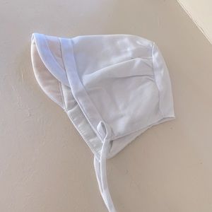 Vintage white baby hat